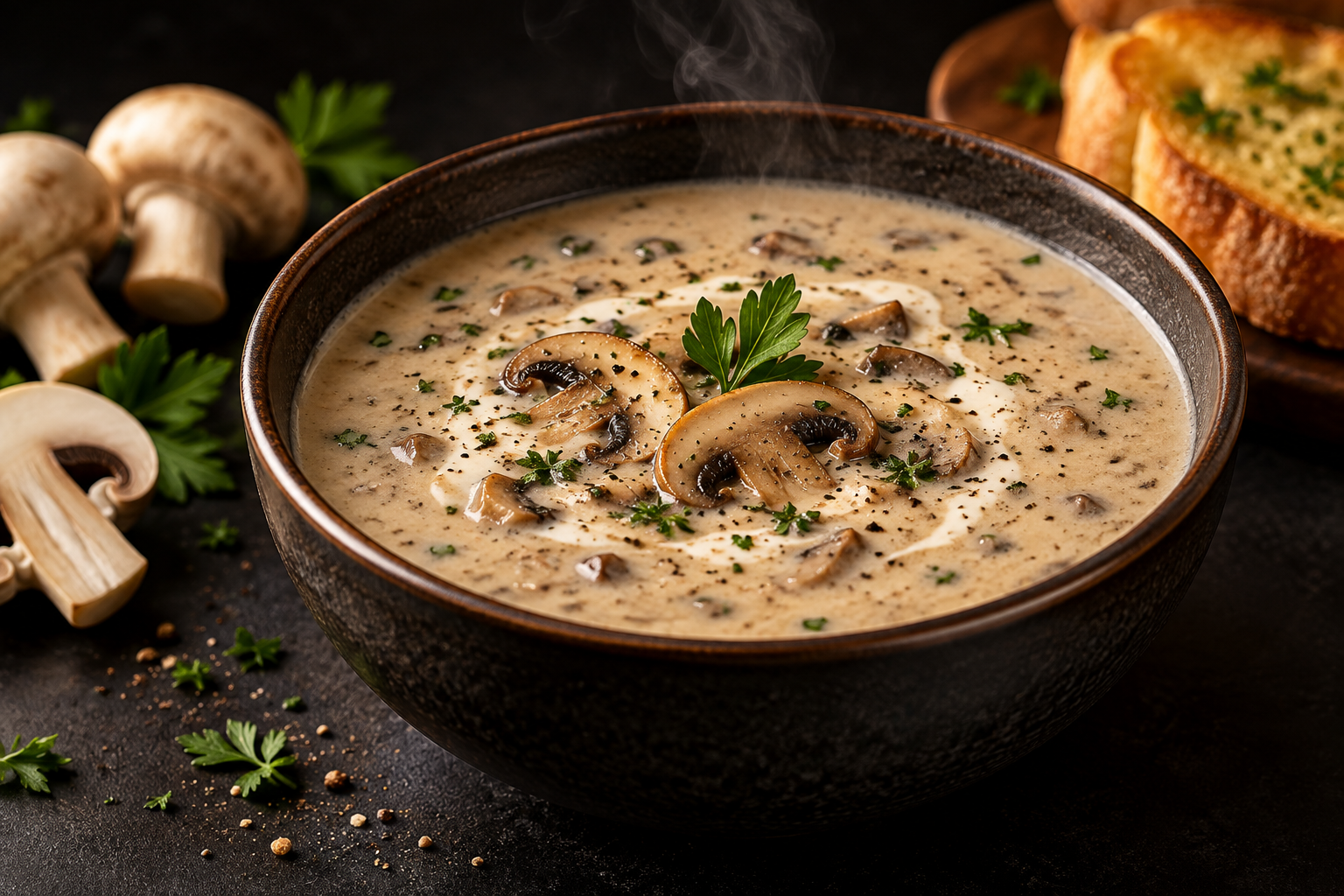 Crema de Champiñones